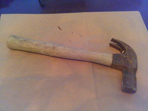Bell system claw - claw, hammer